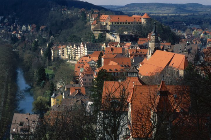 Tübingen, Stiftskirche, Schloss, Stadt